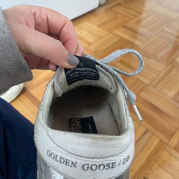 Superstar mixed leather low-top sneakers - Picture 5 of 5